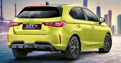 Tampak Belakang Honda City Hatchback RS Surabaya