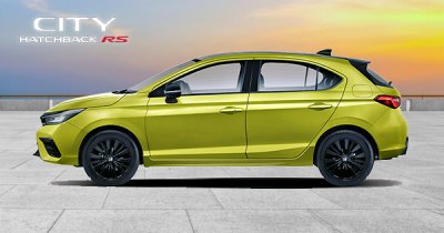 Warna Electric Lime Metallic Honda City Hatchback RS Surabaya