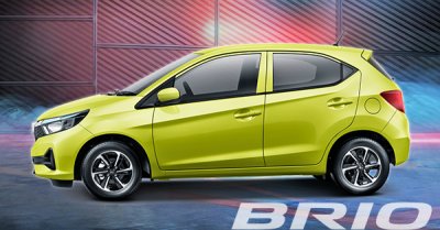 Warna Electric Lime Metallic New Honda Brio Surabaya
